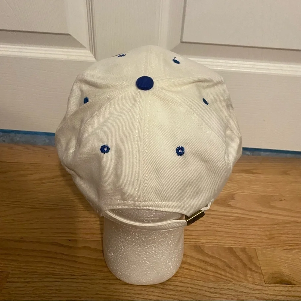 Vintage New Holland Credit Company SnapBack Trucker Hat Made in USA Blue White
